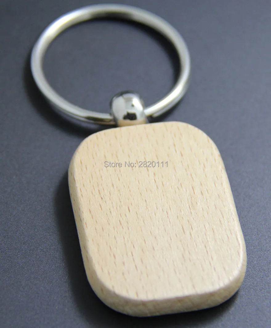 10 шт. прямоугольные деревянные Брелоки для ключей|key chain|wooden key chainkey chain diy |
