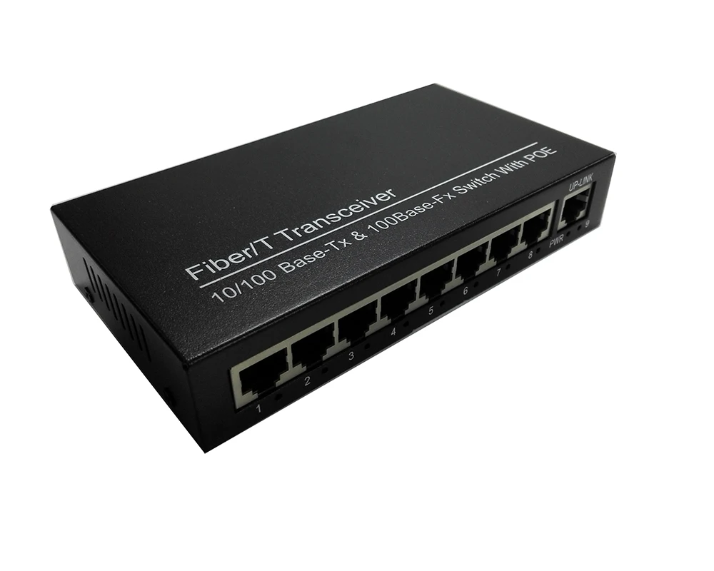 8ch PoE коммутатор 8 Порты и разъёмы S сети 9-Порты и разъёмы коммутатора ethernet 10/100 м IEEE802.3af/при стандартной выход: 120 Вт/48 В sup Порты и разъёмы NVR