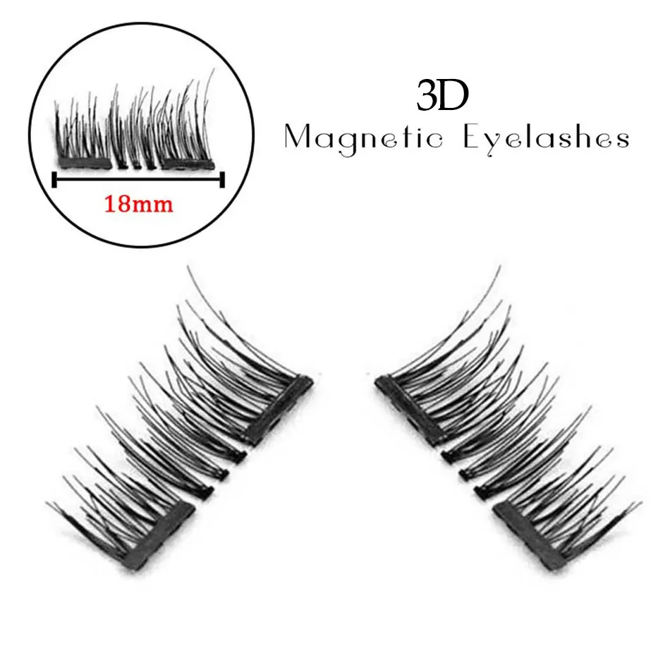 Gxo Beauty Natural 3D Магнитная ресниц макияж Женская Мода ручной работы разреженный