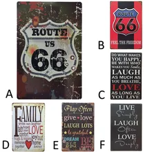 ISHOWTIENDA европейские и американские ретро Металлические Картины висячая металлическая вывеска-Плакат Бар Украшение доска Металл Винтаж