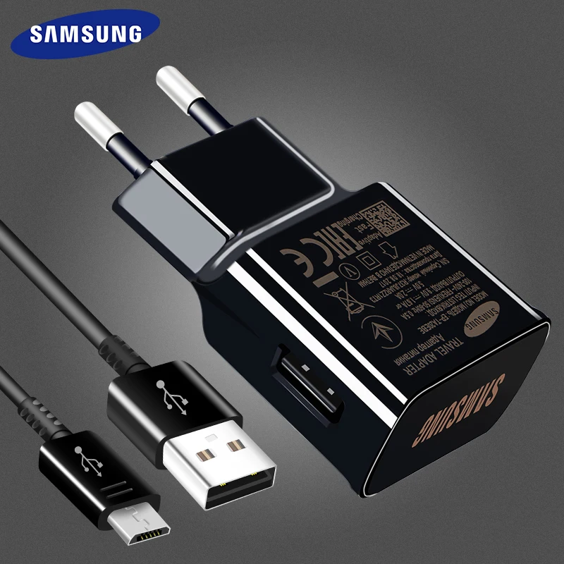 Samsung Galaxy S6 S7 edge Fast Charger Note4 Note5 Note 2 edge S4 A7 100% Original USB Wall Travel Adapter 1.2m Micro USB Cable