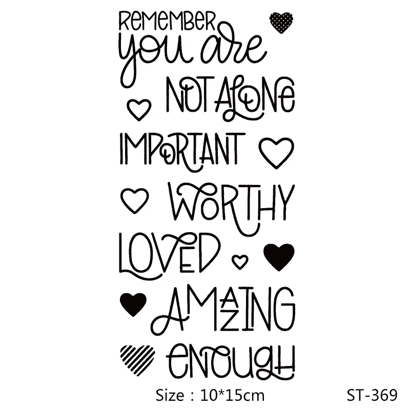 

AZSG Burning Love Heart-shaped Clear Stamps/Seals For DIY Scrapbooking/Card Making/Album Decorative Silicone Stamp Crafts