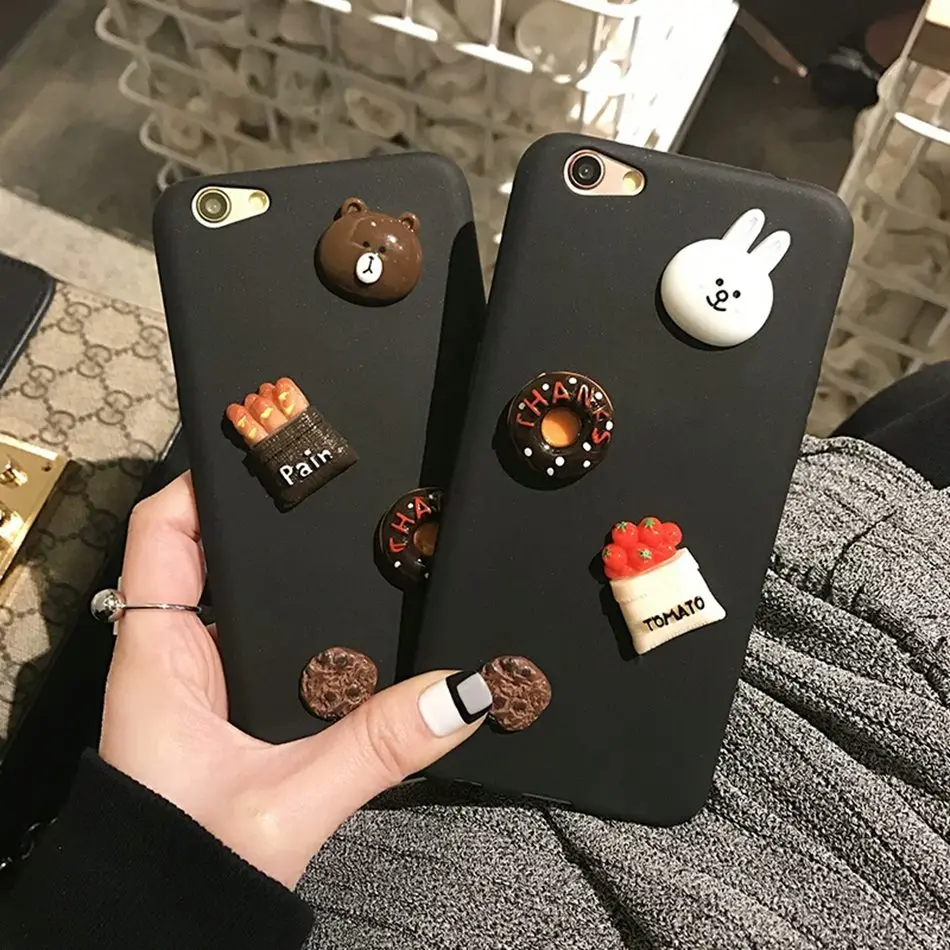 Axbety Kawaii DIY мультфильм чехол для Xiaomi mi 6X/A2 5X/A1 x 2 s Макс 8 6 милый зайчик Кони медведь