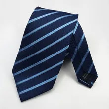 Лидер продаж высокое качество классические Бизнес синий Для мужчин S Галстуки плед пати полиэстер Corbata Для мужчин в полоску галстук для свадьбы