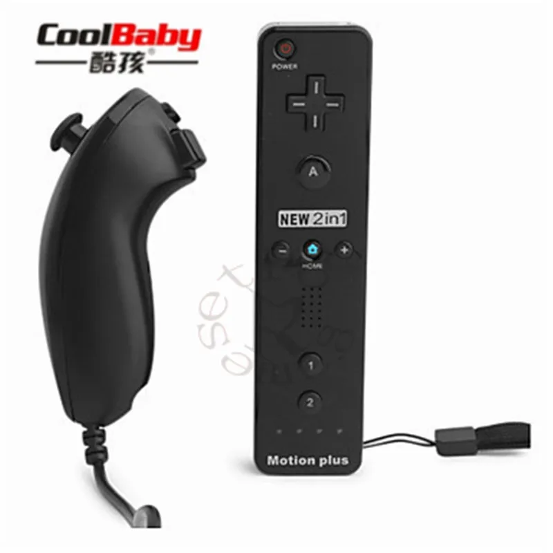 Беспроводной пульт дистанционного управления ler+ Nunchuk управление для wii Motion Plus игровая консоль джойстик силиконовый чехол Аксессуары