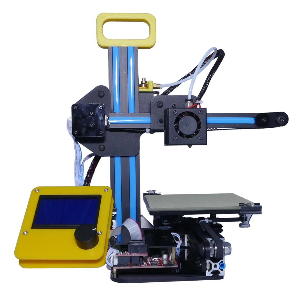  DHL Free Creality CR-7 Portable Mini 3D Printer FDM LCD Off-line Printing Self-assembly DIY Kit Lightweight for Artistic Design 