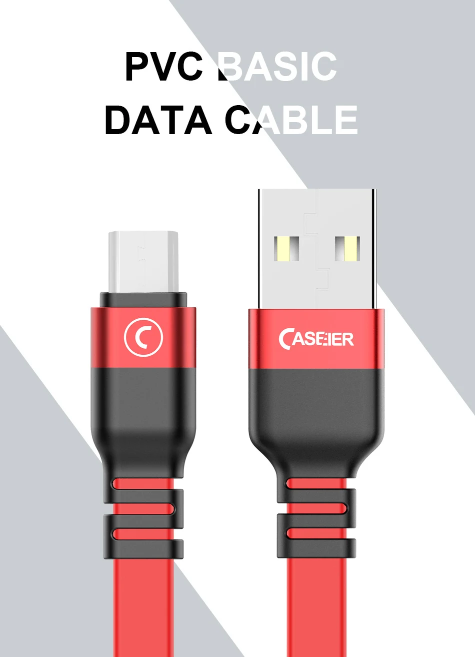 Телефонный кабель CASEIER для samsung Galaxy S7 S8 S9 S10 Xiaomi 8 9 Redmi Note 6 5 huawei P10 20 type C Micro USB кабель для быстрой зарядки