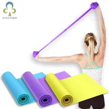 1,5 м Йога сретч группа Сила Тренировки Фитнес для мужчин и женщин стрейч веревка сопротивление растягиванию с противоскользящей Натяжной лентой LYQ