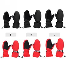Зимние спортивные перчатки бархатные толстые теплые полный палец лыжные непромокаемые перчатки водонепроницаемые перчатки для лыжного спорта Аксессуары