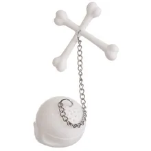 Силиконовый чехол для брелка T-Bones чайные кости череп чай заварочный Лист листья чай питьевой фильтр инструменты 301-0834