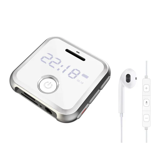 R300 Портативный металлический зажим для съемки в движении Sports Mini MP3 Hi-Fi плеера 8 г 0,91 дюймов WAV голосовой Регистраторы FM радио HiFi плеер