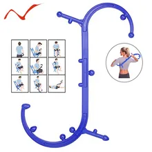 Массажер для спины с тростниковым крюком, массажер для шеи, инструмент для самостоятельного мышечного давления, Мануэль триггер, точечный массаж