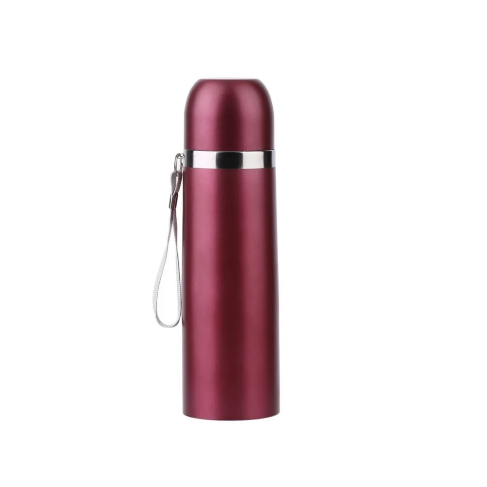 

500ml Stainless Steel Tea Milk Water Drink Coffee Flask Vacuum Bottle Cup