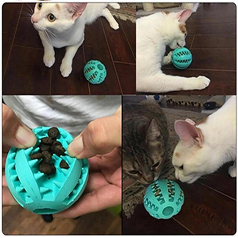 Pets Skipping Ball Dog Chew Toys Dog Toy Elastic Natural Rubber Mint Ball Feeding Balls Pet Puzzle Toys Wholesale Dropship (1)