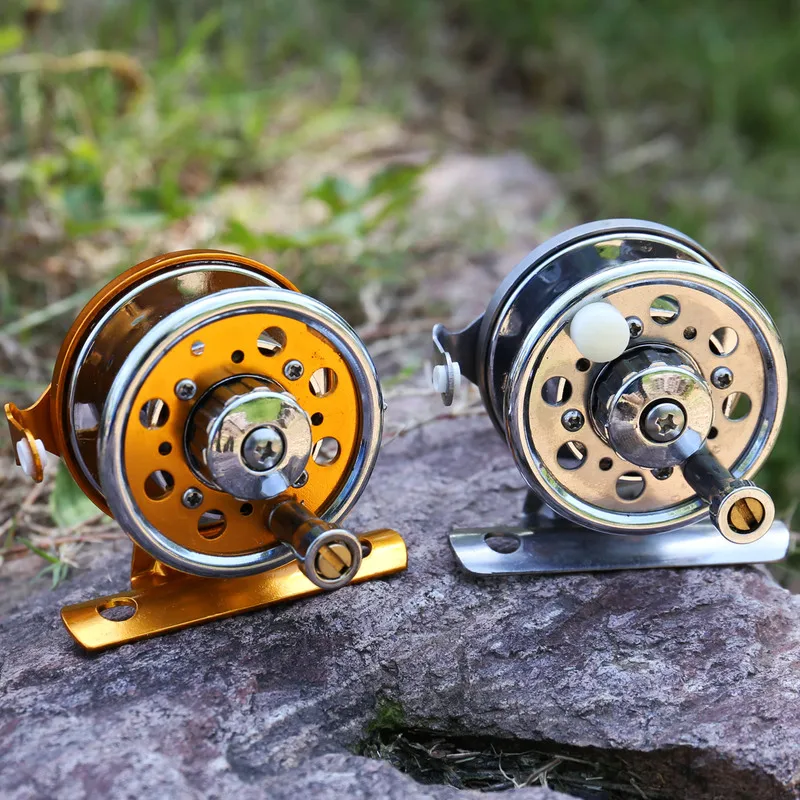 Sougayilang High Quality Ultralight Weight Ice Fishing Reel Portable Raft Ice Spinning Travel Boat Fishing Tackle Gear