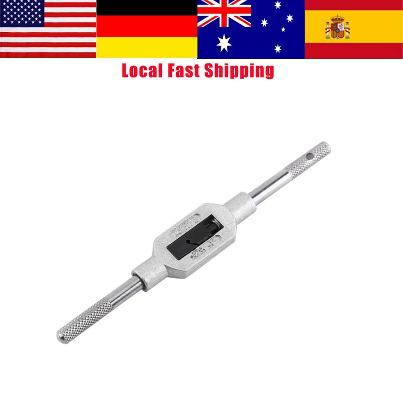

130mm Adjustable Engineers Tap Wrench Holder Suitable for M1-M6 Metric terraja rosca metric taps tapping drill Reamer Wrench
