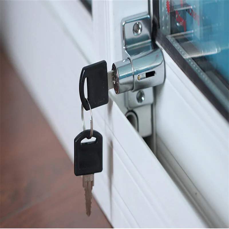 

Children Safety Anti -theft Lock Cabinet Locks & Straps Zinc Alloy Sliding Door Window Limiter Baby Protection Child Lock