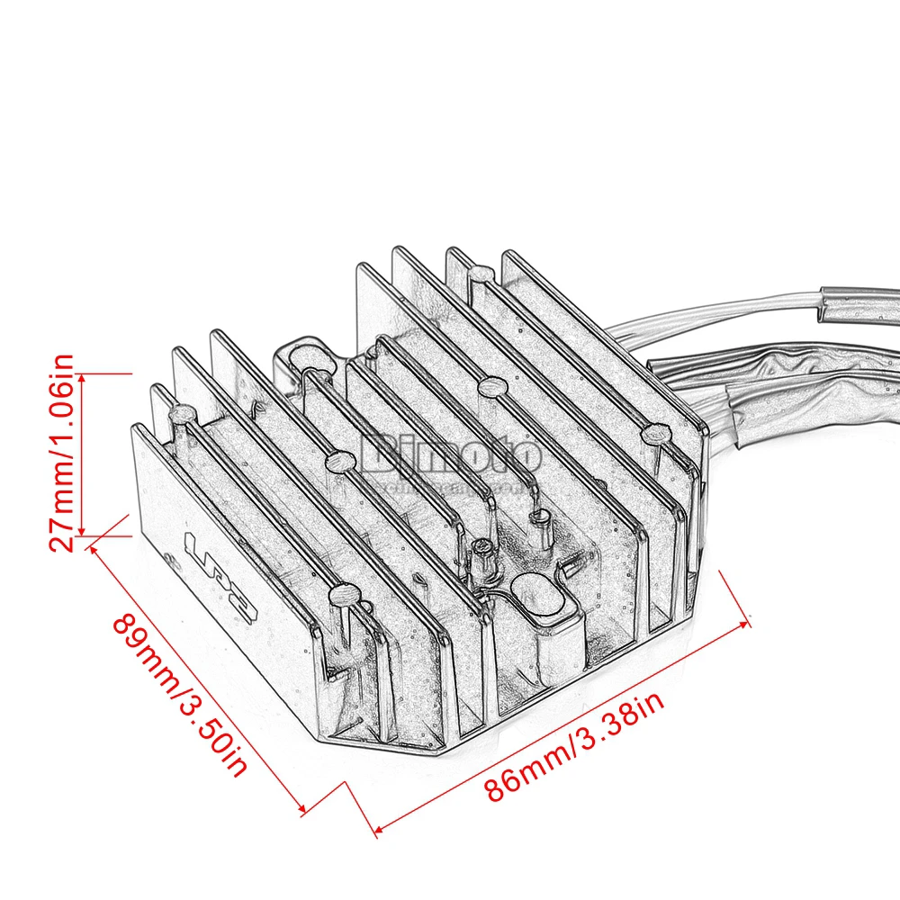 BJMOTO мотоциклетный регулятор напряжения Выпрямитель Для KTM Duke 125 200 390 2011- Duke 250