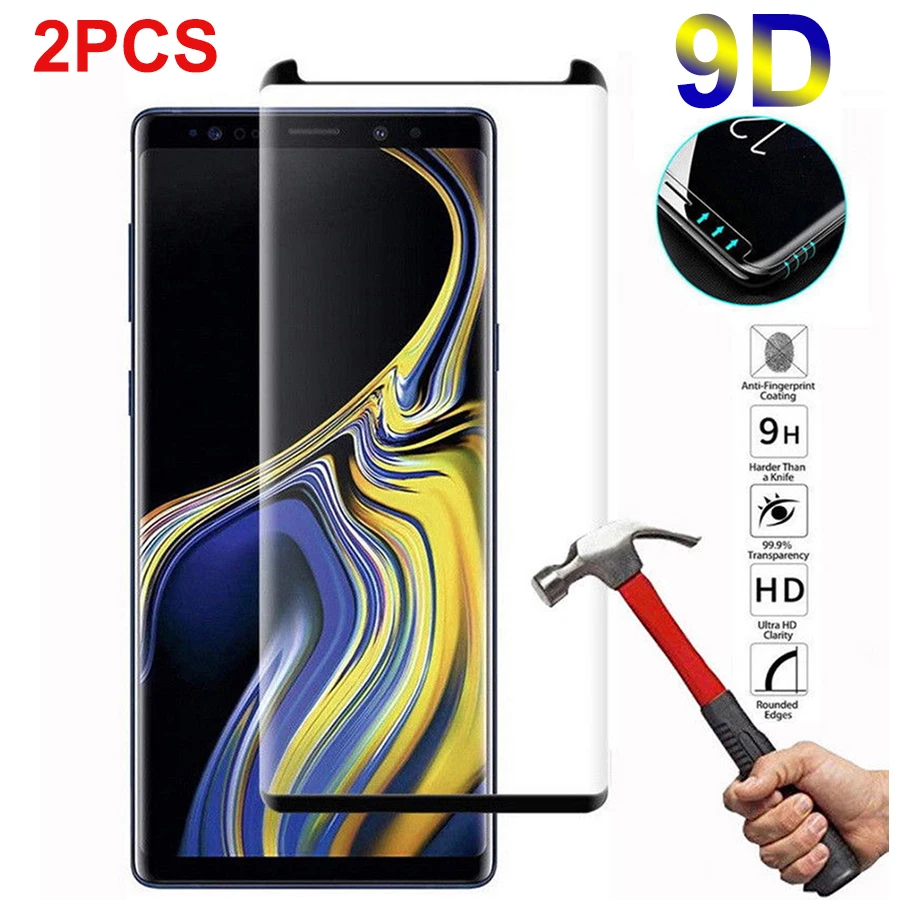 2PCS 9D Full Curved Tempered Glass For Samsung Galaxy S10e S10 S9 S8 Plus Note 8 9 S6 S7 9H Tempered Glass Screen Protector Film 2PCS 9D Full Curved Tempered Glass For Samsung Galaxy S10e S10 S9 S8 Plus Note 8 9 S6 S7 9H Tempered Glass Screen Protector Film