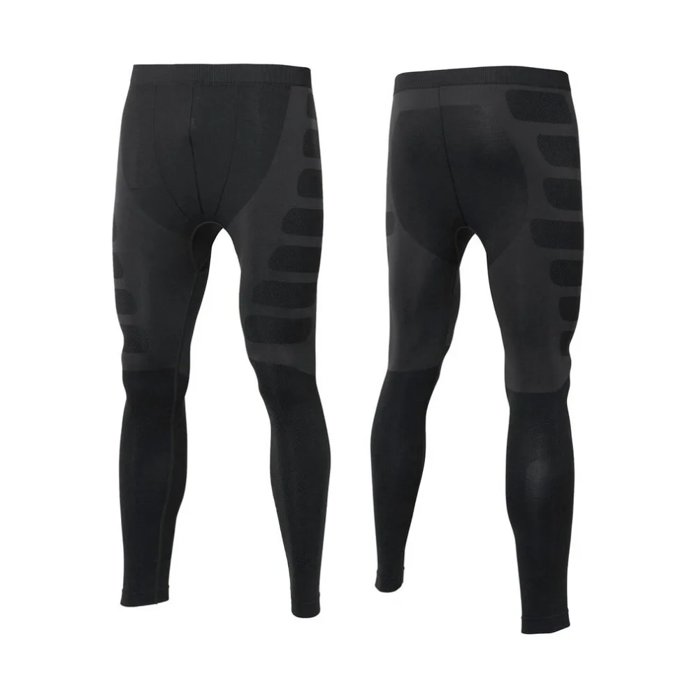

Yuerlian Men Compression Tight Long Pants Yoga Sports Bodybuilding Trousers Quick Drying Fitness Skinny Leggings