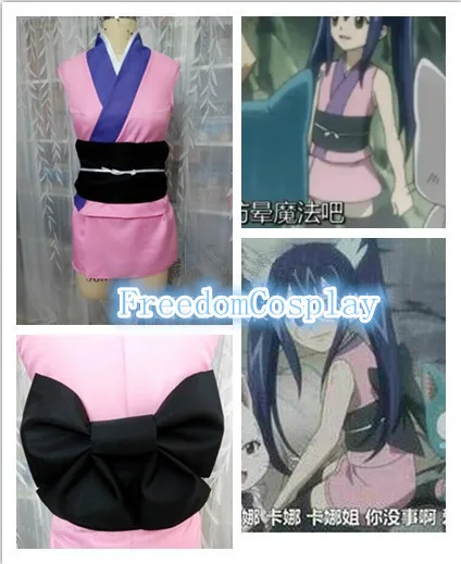 Розовый кимоно для косплея Fairy Tail Венди марвелл|cosplay jackets|cosplay armorcostume sword |