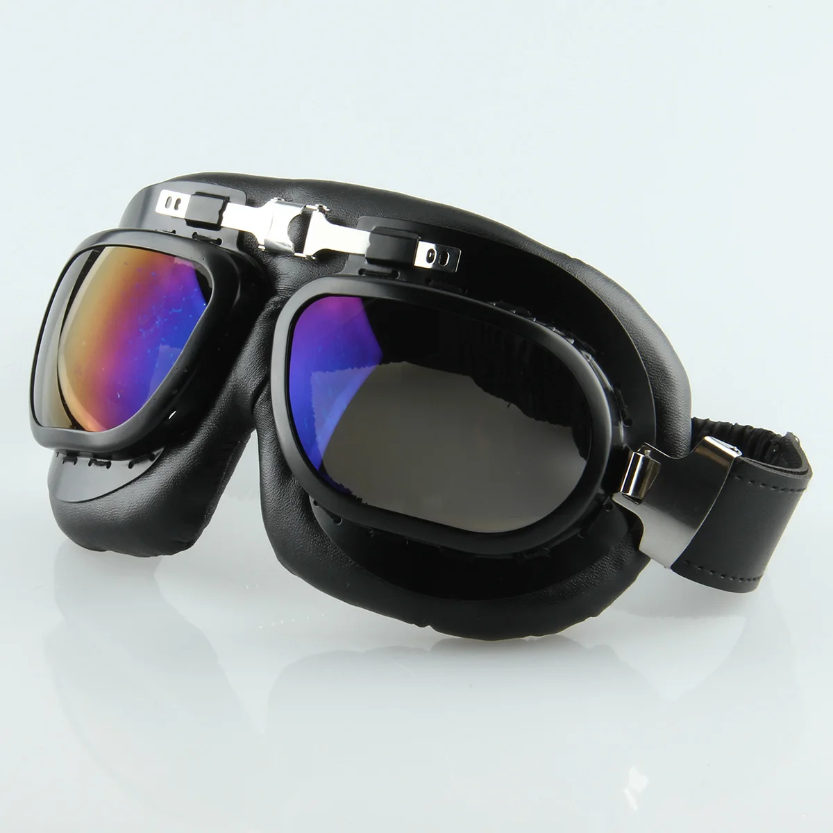 POSSBAY Adult Reflective Lens Ski/Skate Glasses Motocross Goggles Anti