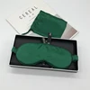 100% handmade silkworm silk eye mask sleep eys shade with silk storage bag 2
