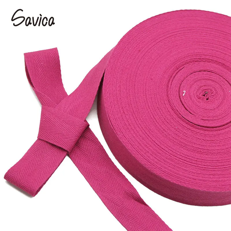 Rose red Savica 3 м/лот 3 см ремень в елочку тканая хлопковая тесьма ткань швейный ремень для сумок аксессуар для одежды Сделай Сам LX725 - Цвет: Rose red