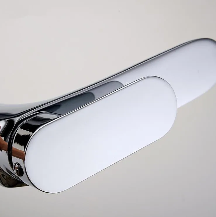 Basin Faucets Solid Brass Chrome Modern Bathroom