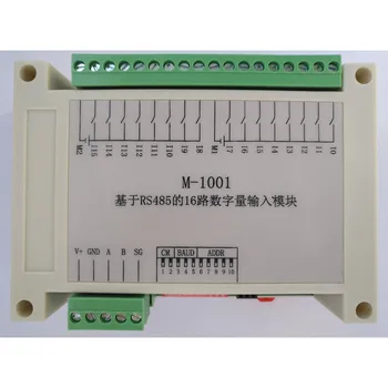 

RS485 data acquisition module Modbus RTU 16-channel digital input board switch, power consumption: 0.5W