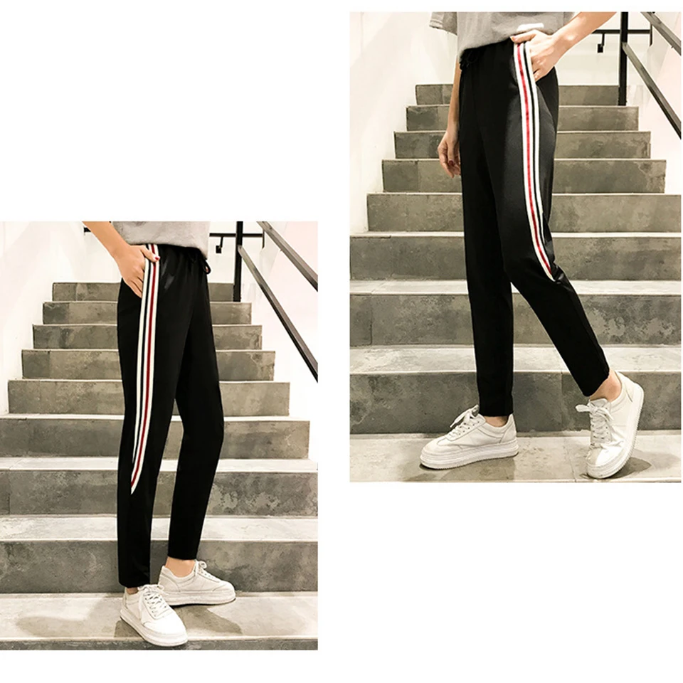 ZYFPGS 2019 Hot Stitching Pants Patchwork Stripes Variety Jogger Women's Pants Hip Hop Fashion Casual Loose Plus Size 5XL Z1118 ZYFPGS 2019 Hot Stitching Pants Patchwork Stripes Variety Jogger Women's Pants Hip Hop Fashion Casual Loose Plus Size 5XL Z1118