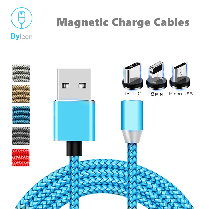 Магнитный зарядный USB кабель для iPhone SE 5S 6 6s 7 8 Plus X магнитное зарядное устройство