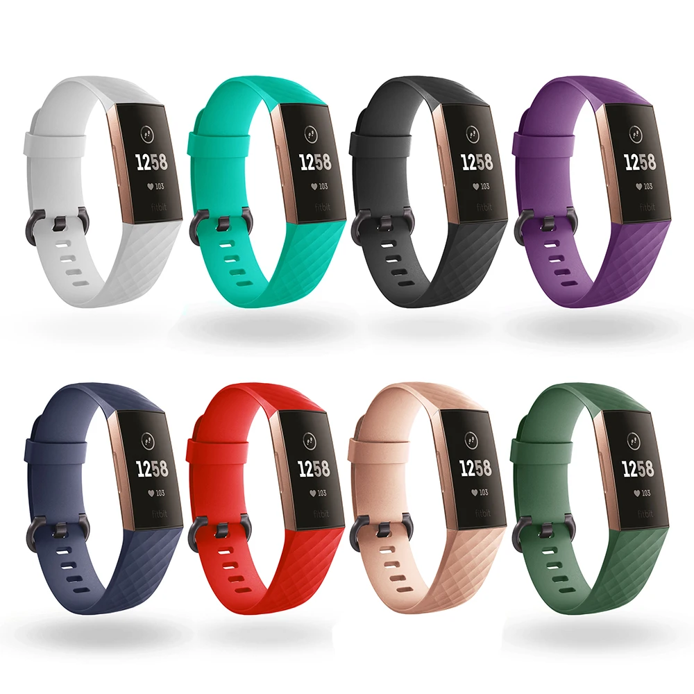 Лучшая цена браслет ремешок Смарт часы мягкий для часов Замена Smartwatch Fitbit Charge 3