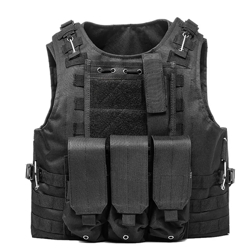 

9 Colors USMC Airsoft Military Tactical Vest Battle Molle Waistcoat Combat Assault Plate Carrier Vest Hunting Protection Vest
