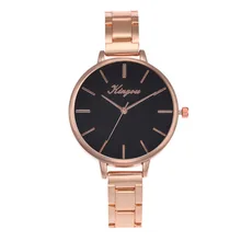 Высококачественные красивые модные женские часы-браслет из нержавеющей стали с ремешком повседневные круглые Аналоговые кварцевые наручные часы для подарка# B