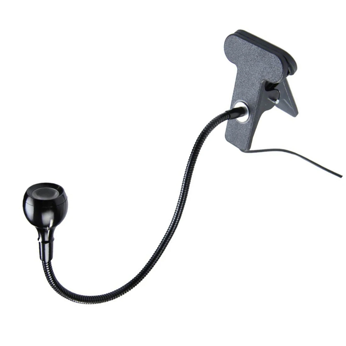 

Hot Sale USB Flexible 3LED Light Desk Lamp with Clip for Laptop PC Computer (Black)