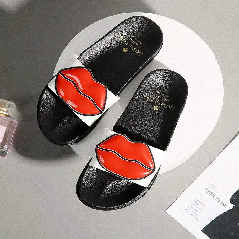 

AKEXIYA Brand Ladies Slippers Summer New Open Toe Slip Indoor Home Ladies Slippers Fashion Beach Slippers Flat Ladies Sandals