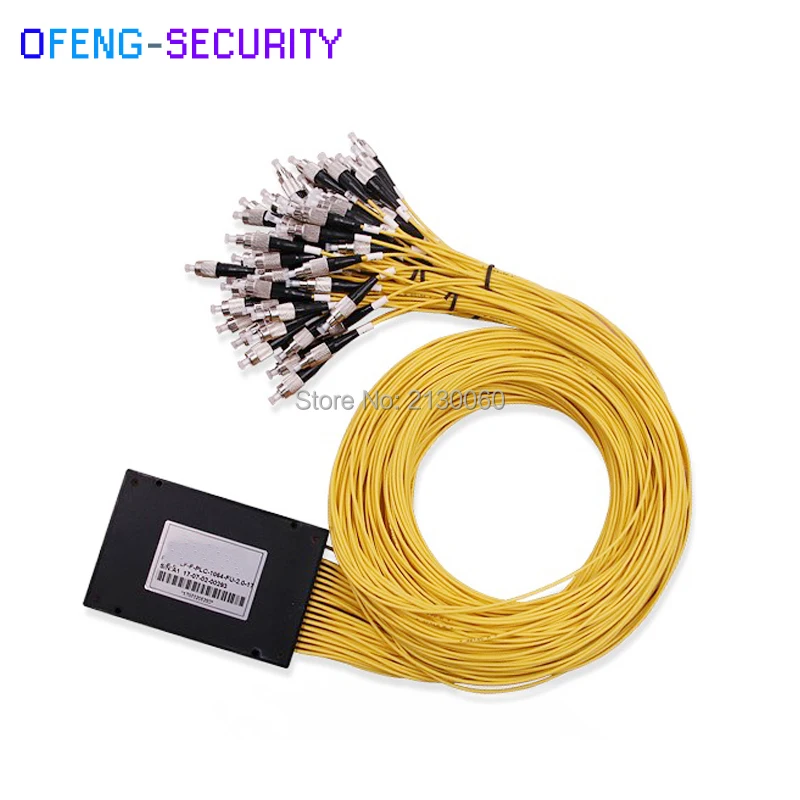 

ABS FC-UPC 1X64 PLC splitter Fiber optical splitter box single mode with FTTH Planar waveguide Optical Couple