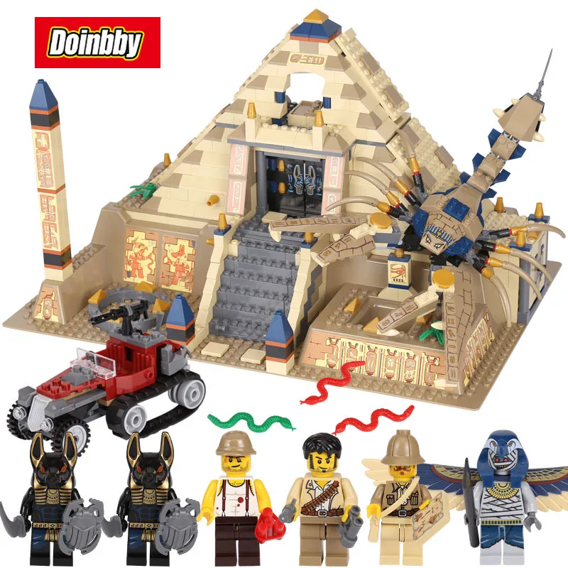 Scorpion Pyramid Compatible with Legoings Egypt Pharaoh Building Blocks Bricks Toys Model Gifts 