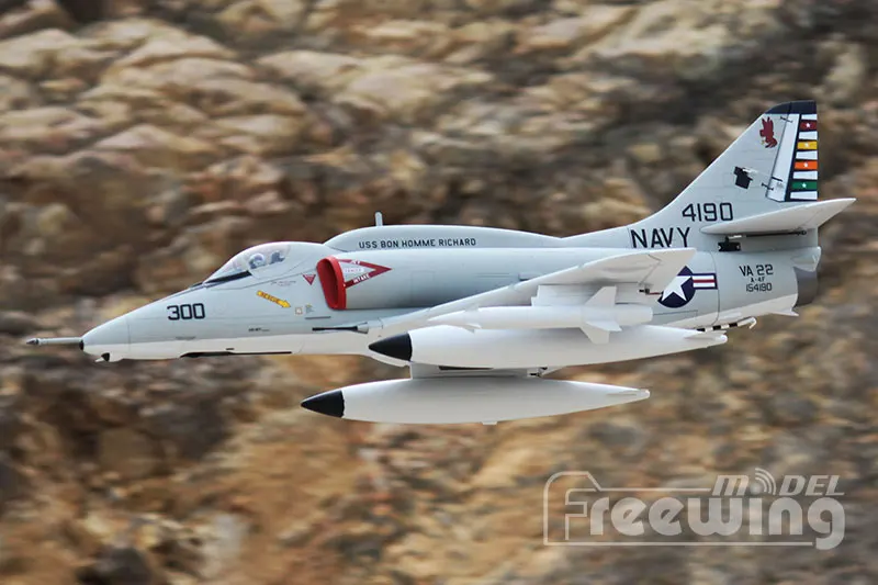 Freewing A-4E/F RC EDF Skyhawk самолет 80 мм EDF Vec пульт дистанционного управления PNP модель самолета самолет с неподвижным крылом