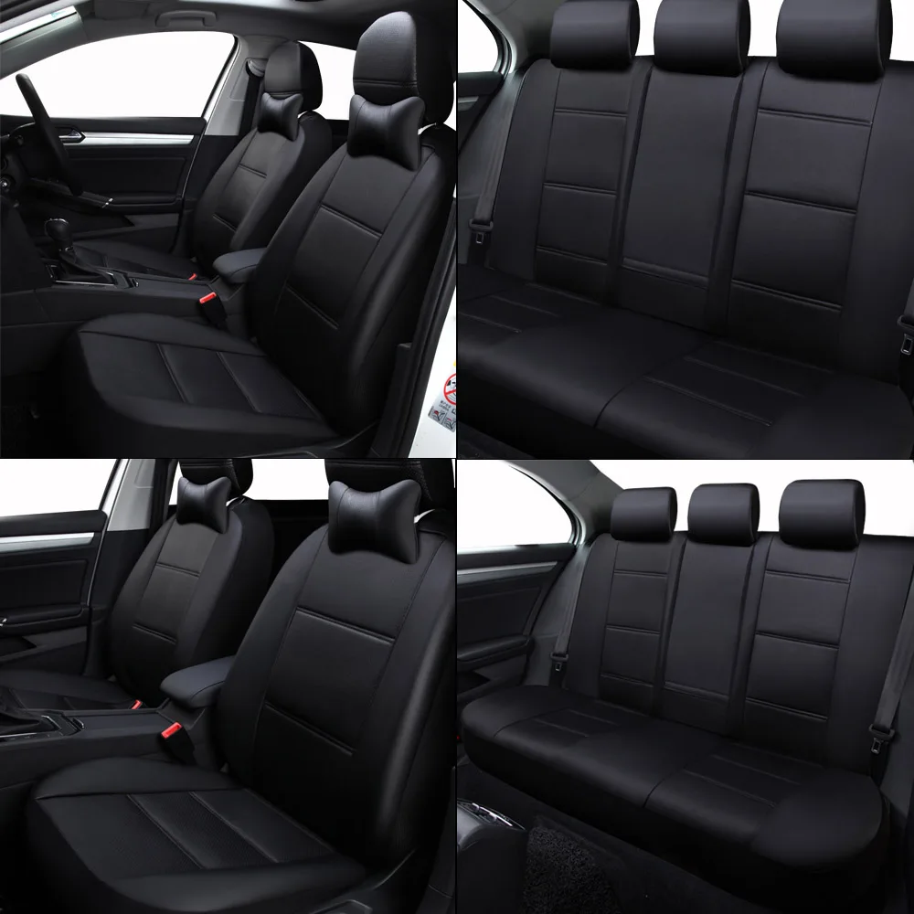 Передняя+ Rea) 5 мест кожаный чехол на автомобильное сиденье для Volkswagen vw Polo, Beetle Touareg Tiguan Phaeton EOS вариант Magotan автомобиль