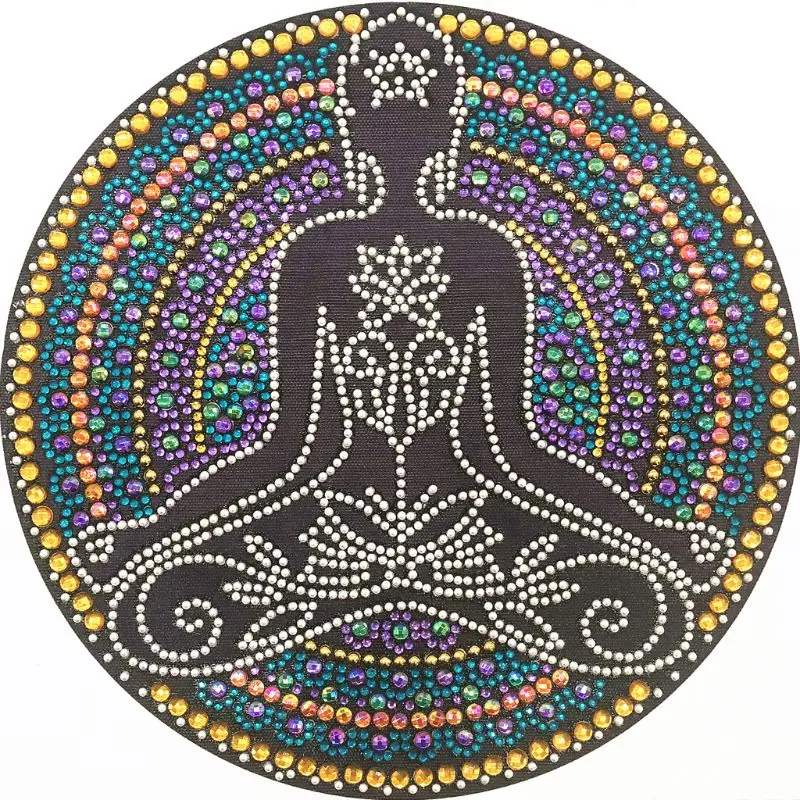 

5D Special Shaped Circle Diamond Painting Embroidery Needlework Rhinestone Crystal Cross Crafts Stitch Kit DIY