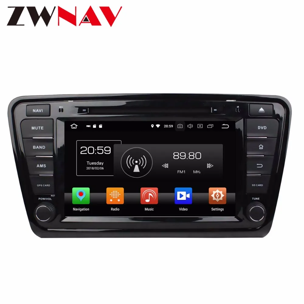 Clearance 4G+32G android 8.0 car dvd player head unit for VW OCTAVIA 2014 -2016 multimedia player car radio stereo gps navigation BT wifi 4