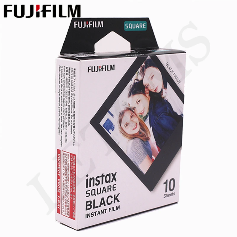 Фотобумага Fujifilm Instax с квадратным белым краем и черными пленками(10-100 шт.) для мгновенной печати Instax SQ10 SQ6 SP-3
