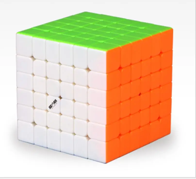 

D-FantiX Qiyi Mofangge Wuhua V2 6x6x6 Magic Cube 6x6 Speed Cube Puzzle Toy Stickerless/Black