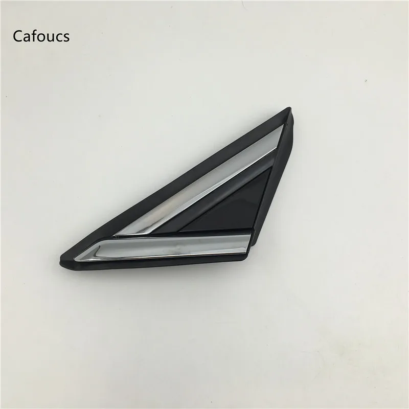 1 Pcs Left LH Cafoucs для Ford Mondeo 2013- Стекло переднего окна Треугольная пластина боковое зеркало треугольник окна декоративное покрытие панели - Цвет: 1 Pcs Left LH