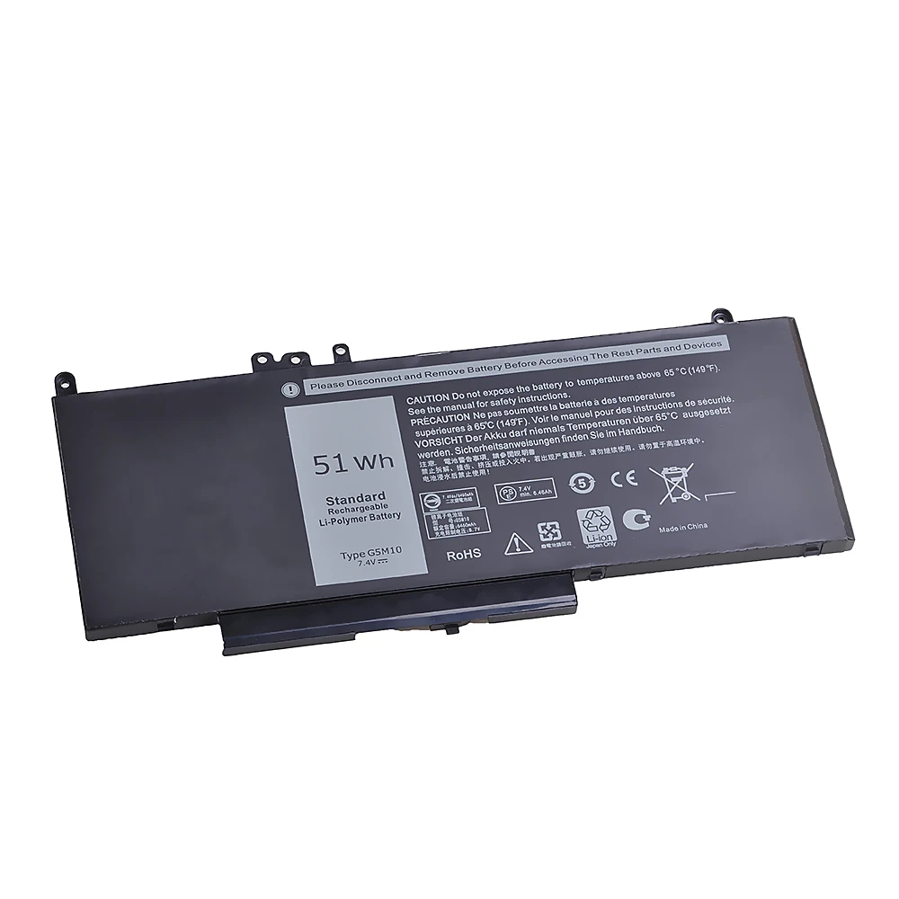 PowerTrust 7,4 V 6460 mAh G5M10 ноутбука Батарея для DELL Latitude E5450 E5470 E5550 E5570 Тетрадь 15," G5M10 8V5GX r9XM9 WYJC2