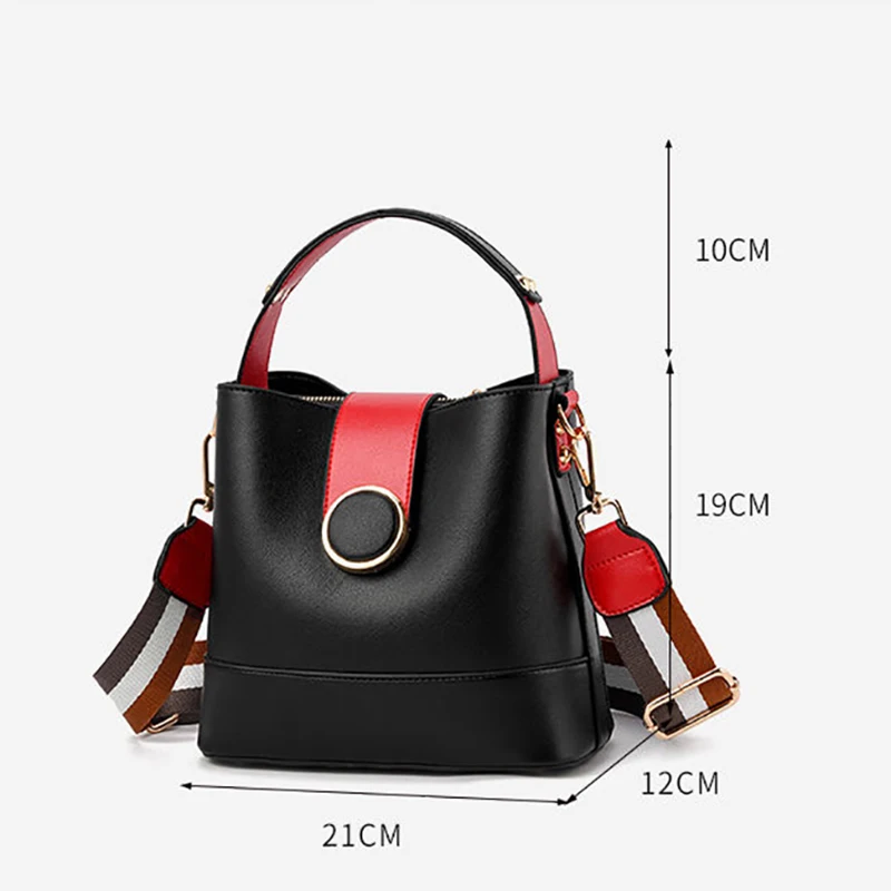 

Women's shoulder bag soft PU material British fashion leisure college style high quality multi-function large capacity design