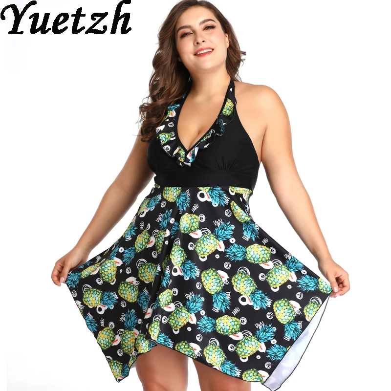 

New women two piece swimsuit swimwear two pieces plust size swimming swim suit larges size Russian beach bathing wear