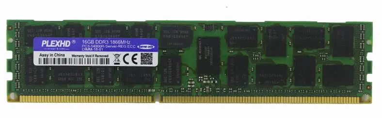 PLEXHD флеш-накопитель 16Гб 8Гб 4Гб X79 X58 2011 LGA2011 DDR3 PC3-10600R 12800R 14900R ECC REG 1866 МГц 1600 1333 МГц ПК Оперативная память сервера памяти Оперативная память